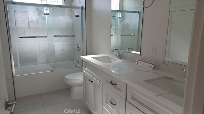 Bathroom, Dual Sink Vanities, Glass Shower, Interior