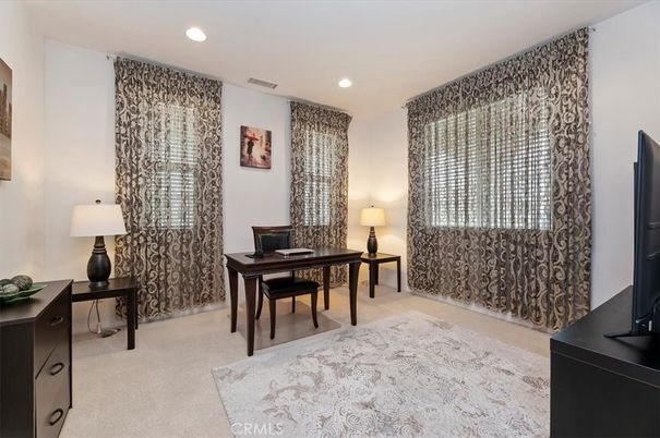 Home Office, Interior, Recessed Lighting