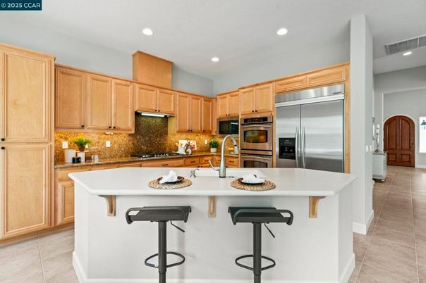Interior, Kitchen, Recessed Lighting, Stainless Steel Appliances