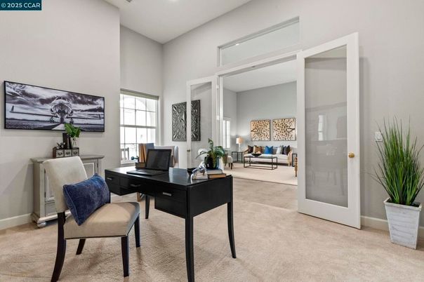Home Office, Interior, Recessed Lighting