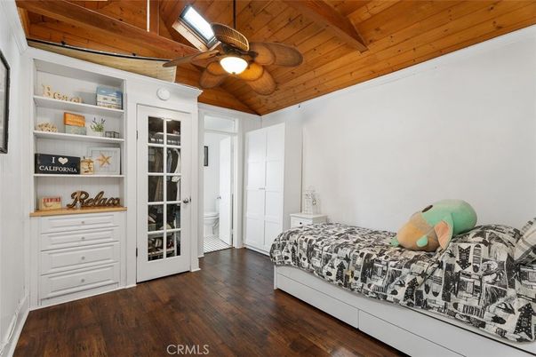 Bedroom, Interior, Wooden Beams, Wooden Ceilings, Wood Texture Flooring
