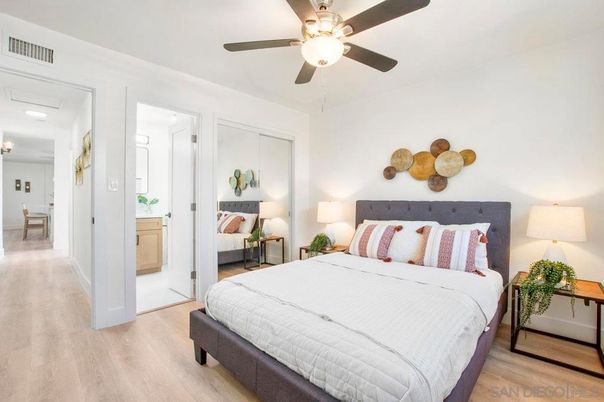 Bedroom, Interior, Wood Texture Flooring