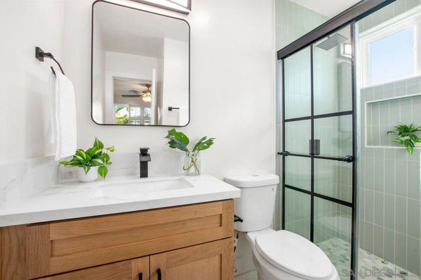 Bathroom, Glass Shower, Interior