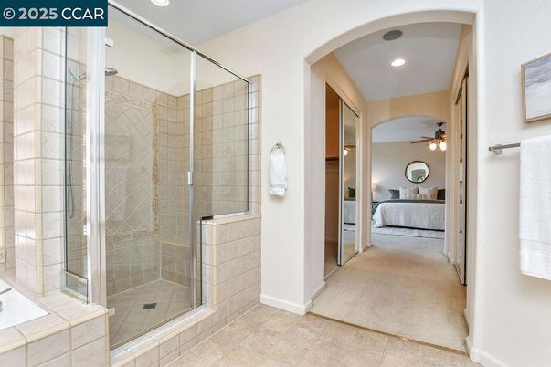 Bathroom, Bedroom, Glass Shower, Interior, Recessed Lighting