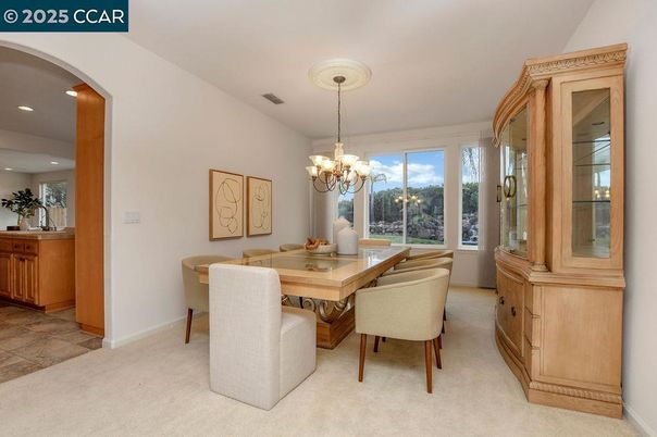 Chandelier, Dining room, Interior, Recessed Lighting
