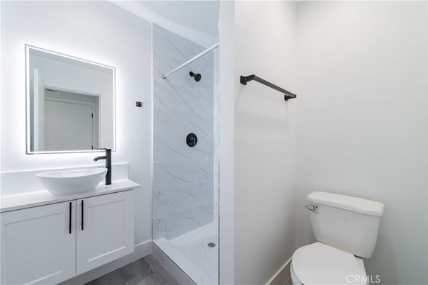 Bathroom, Glass Shower, Interior, Marble Walls