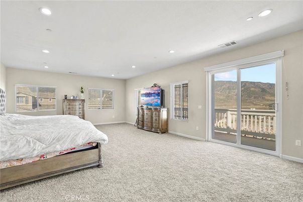 Bedroom, Interior, Recessed Lighting