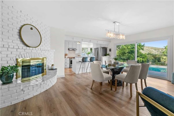 Chandelier, Dining room, Interior, Kitchen, Pendant Lights, Wood Texture Flooring