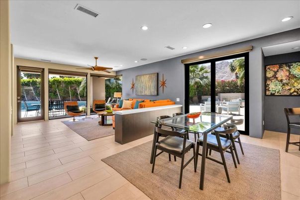 Dining room, Interior, Living room, Recessed Lighting