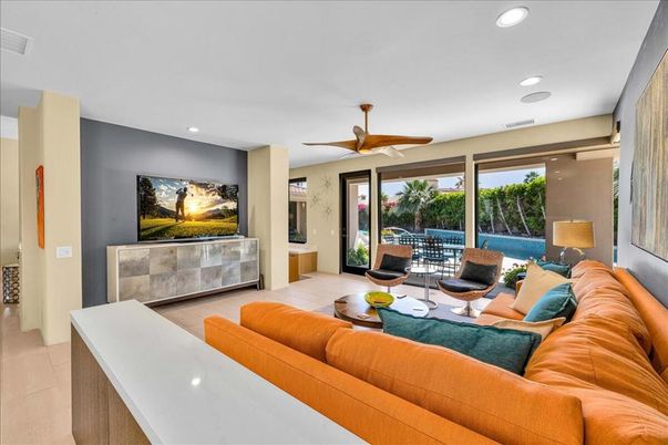Interior, Living room, Recessed Lighting