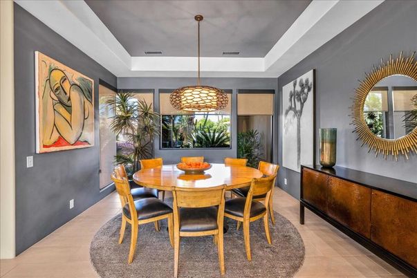 Dining room, Interior, Pendant Lights