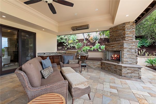 Exterior, Fireplace, Recessed Lighting