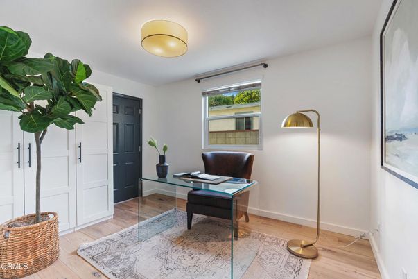 Home Office, Interior, Wood Texture Flooring