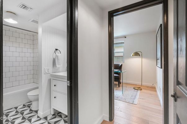 Bathroom, Interior, Wood Texture Flooring