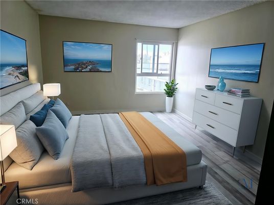 Bedroom, Interior, Water, Wood Texture Flooring