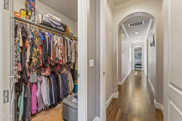 Interior, Recessed Lighting, Walk-in Closets, Wood Texture Flooring