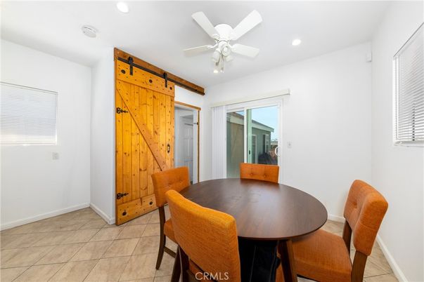 Dining room, Interior, Recessed Lighting