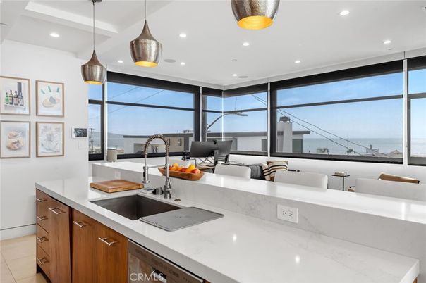 Interior, Kitchen, Pendant Lights, Recessed Lighting, Water