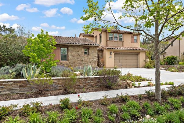 Attached, Exterior, Facade, Brick Facade, Mediterranean
