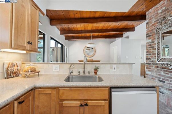 Interior, Kitchen, Stone Walls, Wooden Beams, Wooden Ceilings