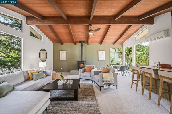 Dining room, Fireplace, Interior, Living room, Wooden Beams, Wooden Ceilings
