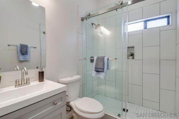 Bathroom, Glass Shower, Interior