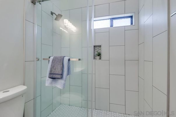 Bathroom, Glass Shower, Interior