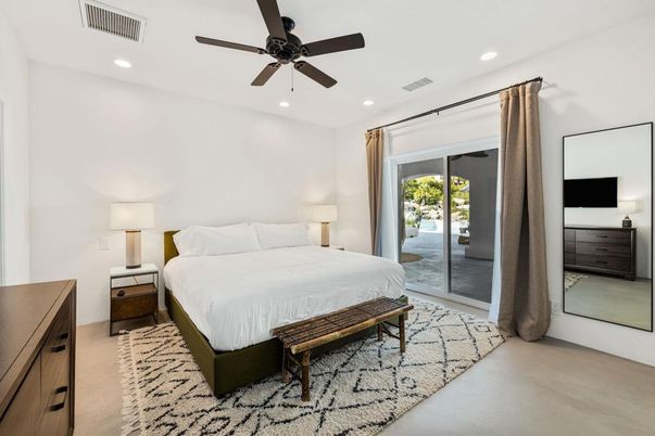 Bedroom, Interior, Recessed Lighting