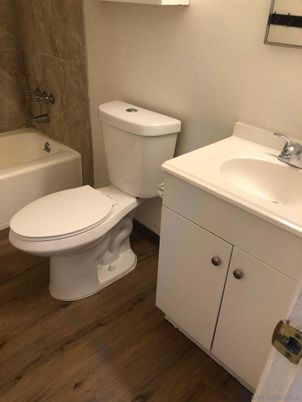Bathroom, Interior, Wood Texture Flooring