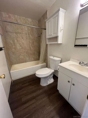 Bathroom, Interior, Wood Texture Flooring