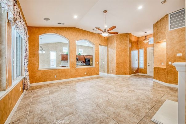 Empty room, Interior, Pendant Lights, Recessed Lighting