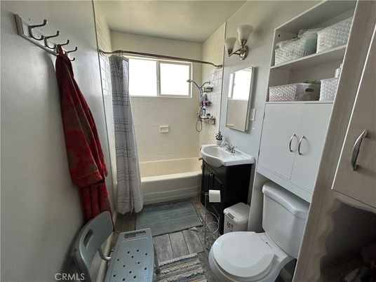 Bathroom, Interior, Wood Texture Flooring