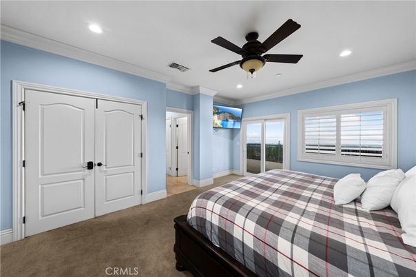 Bedroom, Interior, Recessed Lighting