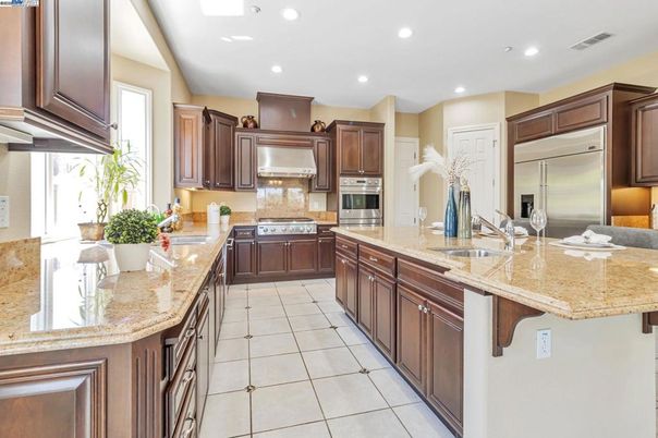 Interior, Kitchen, Recessed Lighting, Stainless Steel Appliances