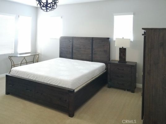Bedroom, Interior, Pendant Lights