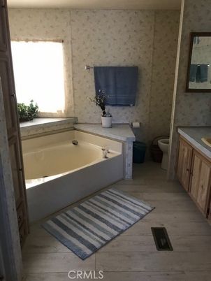 Bathroom, Interior, Wood Texture Flooring