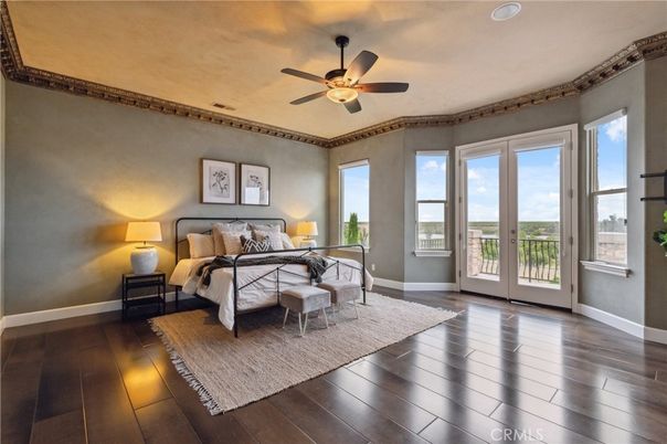 Bedroom, Interior, Water, Wood Texture Flooring