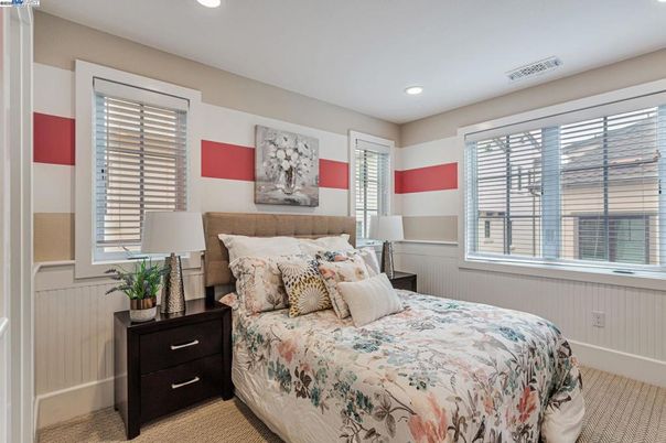 Bedroom, Interior, Recessed Lighting