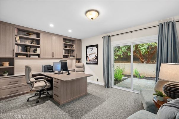Home Office, Interior, Recessed Lighting