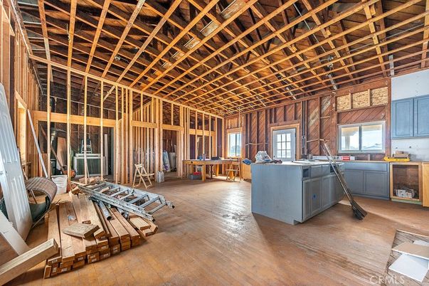 Interior, Kitchen, Wooden Beams, Wood Texture Flooring, Wooden Walls