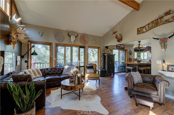 Dining room, Interior, Living room, Wooden Beams, Wood Texture Flooring