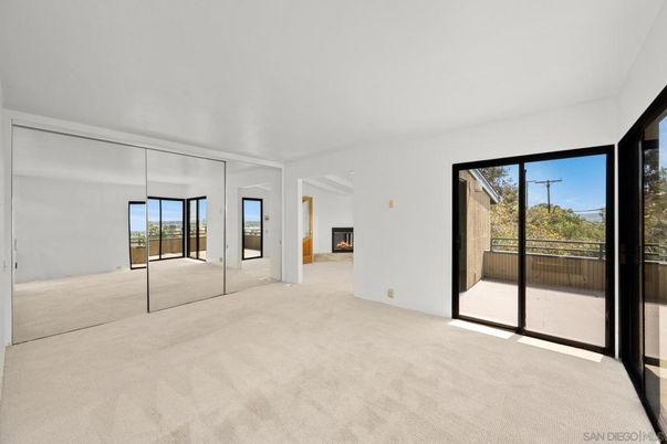 Empty room, Fireplace, Interior