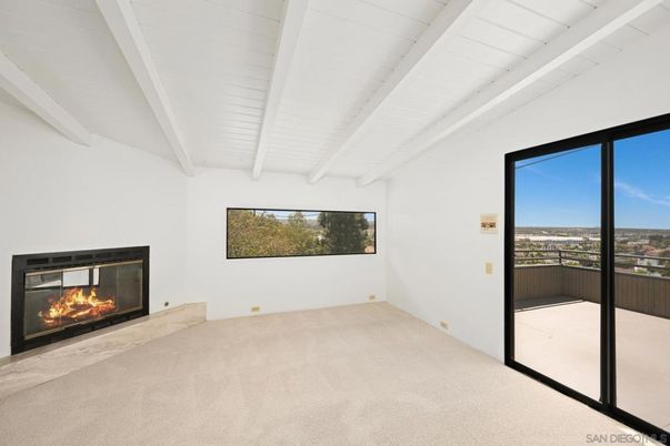 Empty room, Fireplace, Interior
