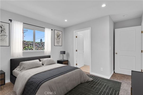 Bedroom, Interior, Recessed Lighting