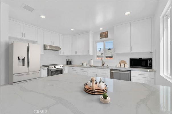 Interior, Kitchen, Recessed Lighting, Stainless Steel Appliances