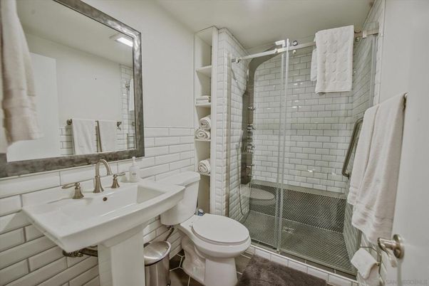 Bathroom, Glass Shower, Interior