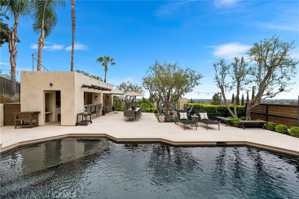 Exterior, Pool, Solar Panels