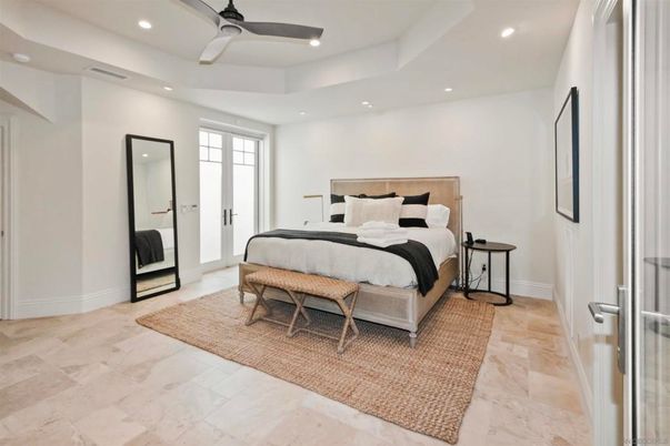 Bedroom, Interior, Recessed Lighting