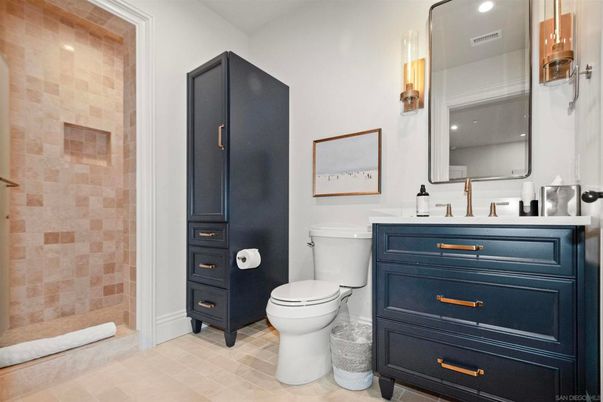 Bathroom, Interior, Stone Walls