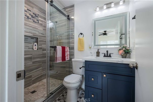 Bathroom, Glass Shower, Interior